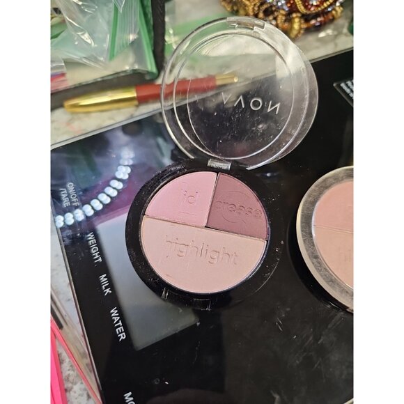 Eye Shadow Avon Professional Pink Trio New Old Stock Without Box Lot Of 2 - Picture 2 of 3